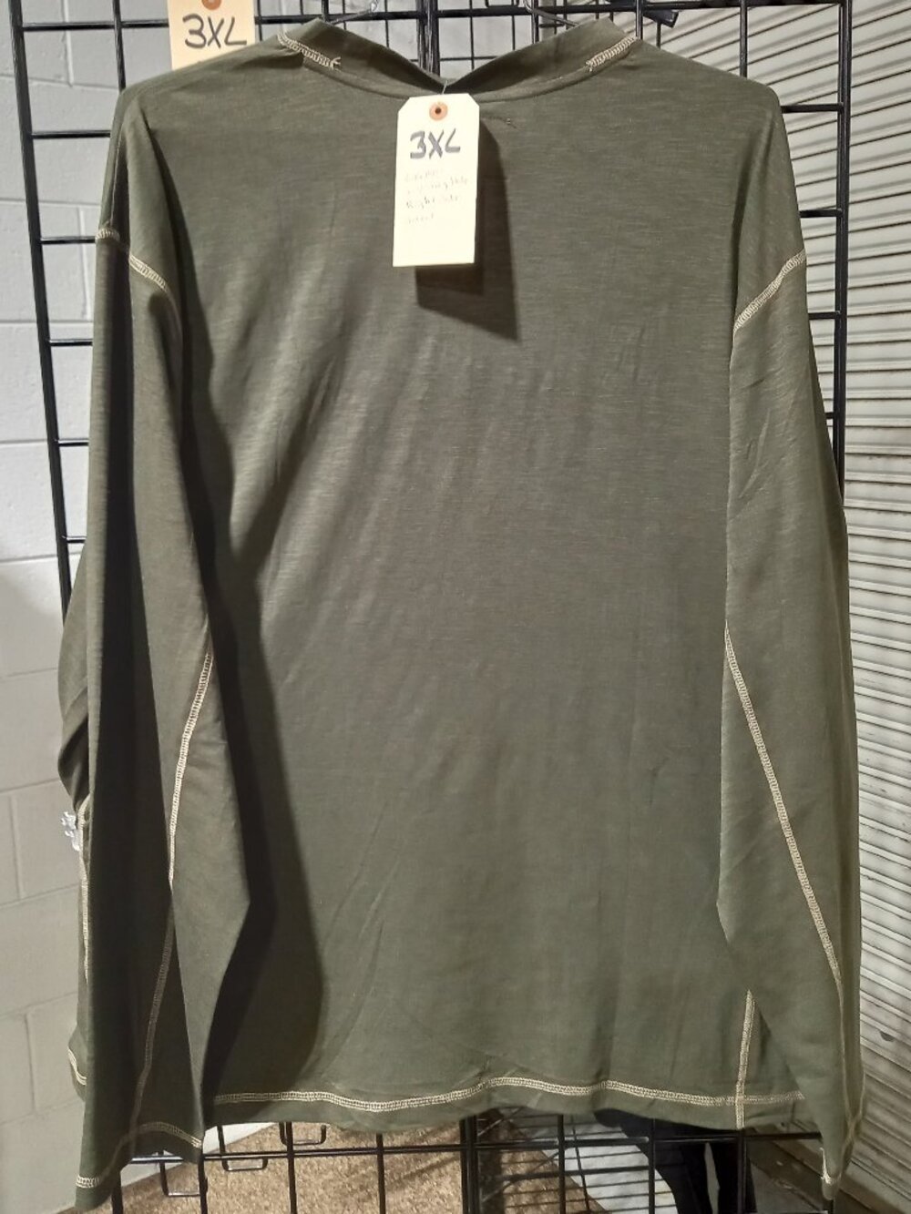 Men's Concealed Carry Flannel Lined Canvas Shirt Jacket + LS Henley | 3XL - Picture 8 of 12